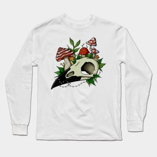 Bird Skull Long Sleeve T-Shirt